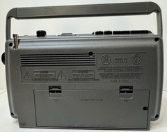Vintage GE AM/FM Radio Cassette Recorder Portable Model 3-5264A Tested