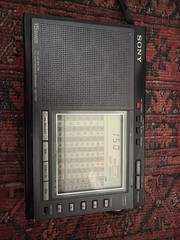 SONY ICF-7700 RADIO 15 BANDS FM/LW/MW/SW PLL SYNTHESIZED RECEIVER Tested 👍