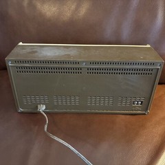 Sears Silvertone AM/FM Radio Tube Type Vintage 1960&rsquo;s Ivory/Brown WORKS!!