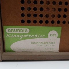 Vintage Grundig GERMANY HiFi-Mini-Receiver MR100 With LS2b External Speaker