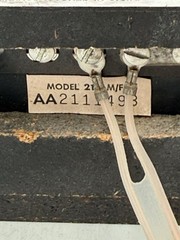 Vtg KLH Model 21 Twenty-One AM/FM Receiving System Radio Works For Parts Repair