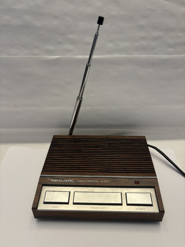 Weatheradio Weather Alert III Radio Realistic Model 12-140 Vintage Works Great!