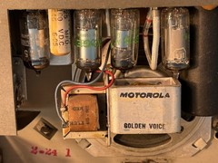 Vintage MOTOROLA Canada Roto-Tenna Tube Radio Model MP-56L Excellent Sound