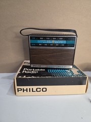 Philco T160 Portable Radio British Radio With Original Box Circuit 1960s