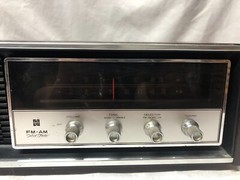 Panasonic RE-7369 Vintage FM-AM 2-Band Radio Solid State 1970s Wood Case Radio
