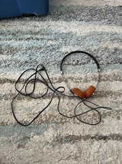 Vintage Panasonic RD 9217 Headphones Wired Retro Medal Band Over Ear