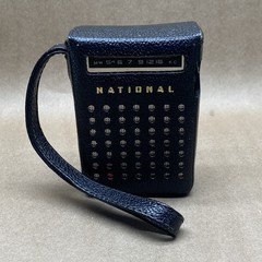 Vintage National T-53 6-Transistor MW Pocket Radio with Leather Case Japan