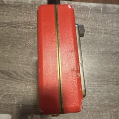 Vintage Red Portable Motorola Roto-Tenna Radio Model 56L2