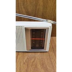 Panasonic RF-541 Vintage Portable AM FM Transistor Radio Off-White Japan MCM