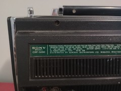 SONY 9Band Receiver AM/FM/AIR/PSB/LW/SW 1-5/BFO Model CRF-5090 TESTED