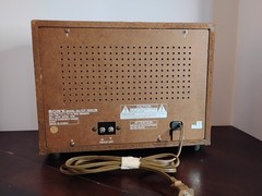 Vintage Wooden SONY AM/FM Table Radio TFM-9450W Tested & Working