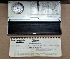 Vintage Zenith Royal 1000-D Trans-Oceanic Wavemagnet Radio FOR PARTS/REPAIR