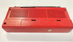 Scarce Vintage Radio Philips Spatial Stereo D-1690 Red Philips D1690 – runs – AF