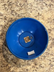 Vintage 1969 Panasonic Radio Panapet BLUE BALL R-70 Model Space Age AM Works