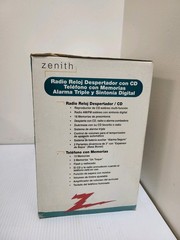 Vintage Zenith Z824W Phone Alarm Clock AM/FM Radio CD Player