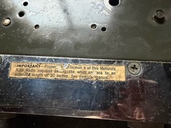 1969 Vintage Motorola FM68M Radio CHEVROLET FORD CHRYSLER DODGE