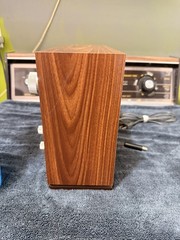 Vintage Sony ICF-9740W FM/AM Table Radio Simulated Wood Cabinet