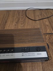 GE Vintage Wood Grain Digital Clock AM/FM Radio Alarm Clock Model 7-4633D