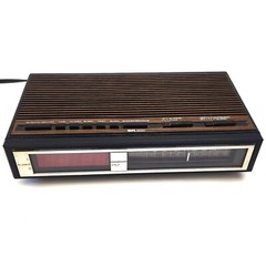 1980s SEARS Alarm Clock AMFM Radio, 2 Alarms Vintage Tested & Working SR3000