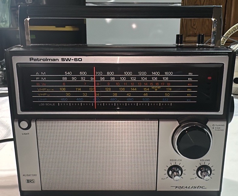 Vtg Realistic Patrolman SW-60 6-Band Shortwave Multiband Radio(READ DESCRIPTION)