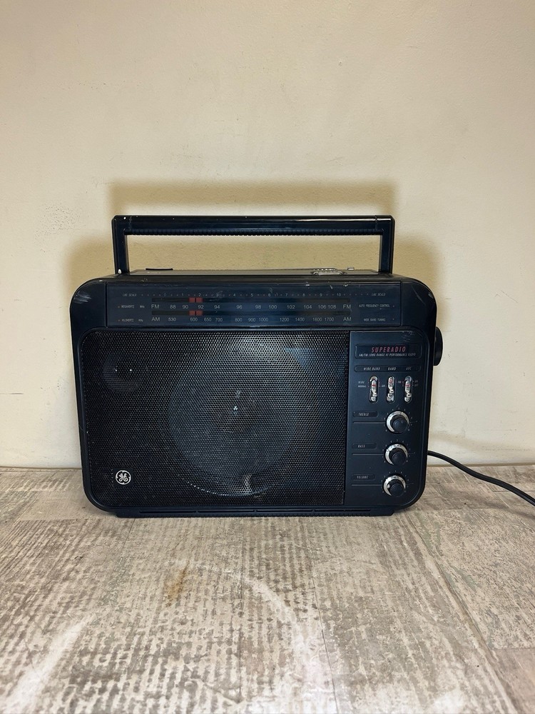 General Electric Superadio Long Range AM/FM GE Super Radio III 7-2887 – Tested