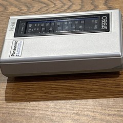 Vintage Panasonic RF-444 Portable AM/FM Radio Original Box Walkman w/headphones
