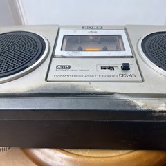 Vintage SONY CFS-45 AM/FM Boombox Cassette Player Recorder Tested Works READ