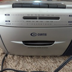 Curtis Radio & Cassette Tape Player Recorder Electric & Battery Operated