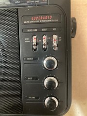 VINTAGE GE GENERAL ELECTRIC SUPERADIO 7-2887B LONG RANGE AM/FM RADIO RECEIVER EX