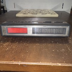 1980s SEARS Alarm Clock AMFM Radio, 2 Alarms Vintage Tested & Working