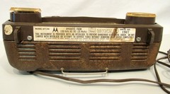 VINTAGE 1959 MOTOROLA RADIO 6T15N TABLE RADIO PLASTIC OUTER SHELL DA (EZS003317)