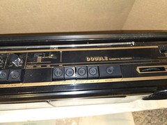 Vintage 1977 Crown P-600 AM/FM/Cassette Boombox Stereo Radio Recorder,Japan,Box