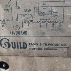 Guild The Country Belle Telephone Style Tube Radio Vintage Untested USA Japan