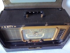 Vintage Zenith Trans-Oceanic Transoceanic Wave Long Distance Tube Radio Works