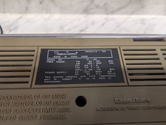 Vintage Realistic Deluxe 5 Band AM FM AIR WX Radio Portavision 50 Model 12-780~