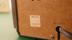 REAL 1972 Panasonic RE-7273 FM AM 3-Band Table Radio Working RETRO VINTAGE WOOD