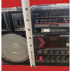 RANDIX Vintage AM/FM Stereo Radio Twin Cassette Recorder SCR771