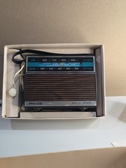 Philco T160 Portable Radio British Radio With Original Box Circuit 1960s