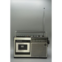 Panasonic RQ-542S Vintage FM AM Radio Cassette Recorder Silver Black Japan