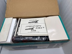 NOB Vintage Zenith ZG320M AM/FM Stereo Clock Radio Cassette Recorder Dual Alarm