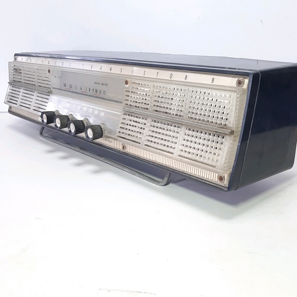 HITACHI Transistor Radio RITA W-832 Blac 1960s American Vintage Antique JAPAN JP