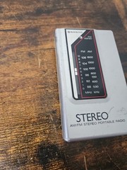 Vintage Collector’s Sanyo AM/FM Stereo Portable Radio RP40 -WORKS! FREE SHIP