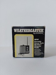 Vintage Randix Weathercaster WB 34 Radio with Box, Battery Powered, Functions!