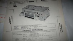 SAMS PHOTOFACT FOLDER SET LOT OF 6 RADIO / TV SERIES REPAIR GUIDES LOT # 14