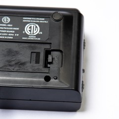 Electro Brand Am/fm Clock Radio Model 4610 In Working Condition