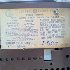 Vtg General Electric T285C Desktop Radio – AM/FM Dual Speaker Tested Working