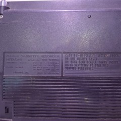 VINTAGE Hitachi TRK-5305H AM/FM Radio Cassette Recorder Portable Retro Untested