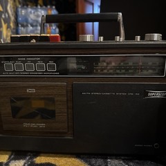 1974 Marantz Superscope CRS-152 Portable AM / FM Radio Cassette w/Speakers RARE