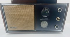 1960s Concord FM/AM Radio, RAF -10, Solid State Radiocorder Tested Working MCM