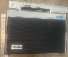 SONY 10Band Receiver AM/FM/AIR/PSB/LW/SW 1-5/BFO Model CRF-5100 9” x 13” x 7”